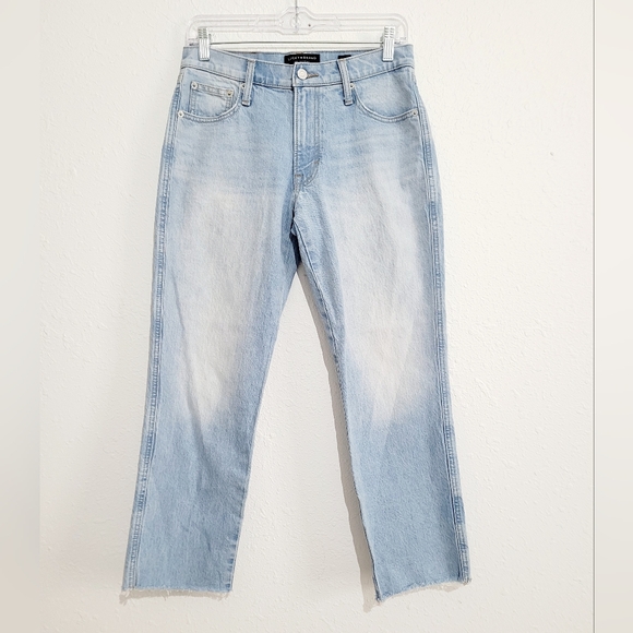 Lucky Brand Women’s Mid Rise Authentic Straight Crop Jeans Light Wash Size 2/26 - Picture 3 of 16